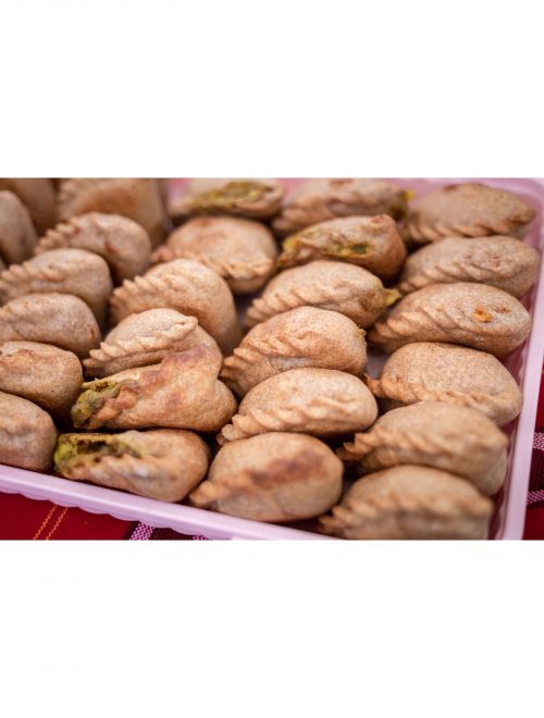 Солена самоса - картофи и грах