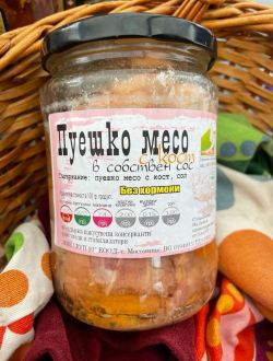 Пуешко месо в буркан