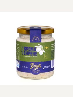 Крема сирене с маслини и риган