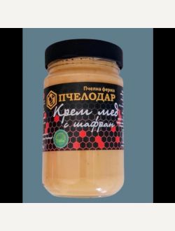 Пчелен крем мед с шафран